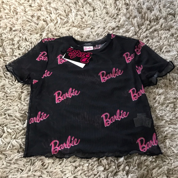 barbie mesh top
